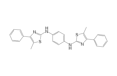(5-methyl-4-phenyl-thiazol-2-yl)-[4-[(5-methyl-4-phenyl-thiazol-2-yl)amino]phenyl]amine