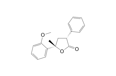 (3R,5S)-5-(2-methoxyphenyl)-5-methyl-3-phenyl-2-oxolanone