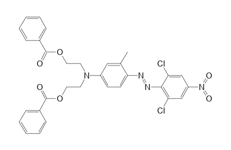 N,N-Bis(benzoyloxyethyl)-3-methyl-4-(2,6-dichloro-4-nitrophenylazo)aniline