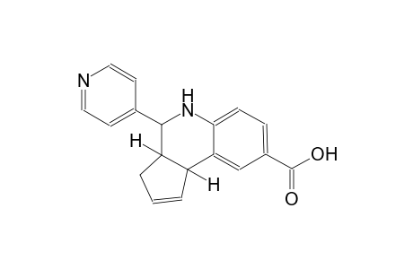 3H-cyclopenta[c]quinoline-8-carboxylic acid, 3a,4,5,9b-tetrahydro-4-(4-pyridinyl)-, (3aS,4R,9bR)-