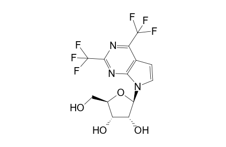 (2R,3R,4S,5R)-2-(2,4-Bis-trifluoromethyl-pyrrolo[2,3-d]pyrimidin-7-yl)-5-hydroxymethyl-tetrahydro-furan-3,4-diol