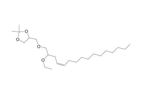 1,3-Dioxolane, 4-[[(2-ethoxy-4-hexadecenyl)oxy]methyl]-2,2-dimethyl-