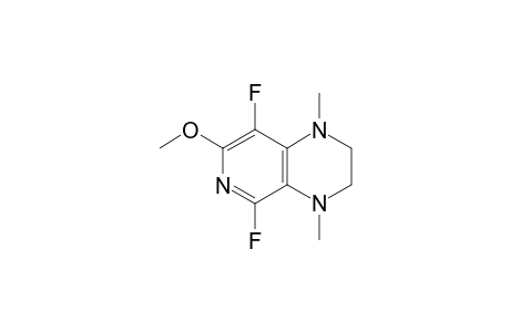 5,8-bis(fluoranyl)-7-methoxy-1,4-dimethyl-2,3-dihydropyrido[3,4-b]pyrazine