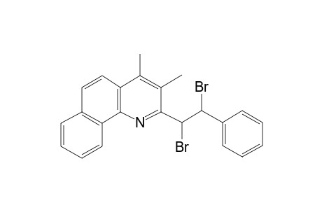 1,2-Dimethyl-3-(2'-phenyl-1',2'-dibromo-ethenyl)-4-aza-phenanthrene