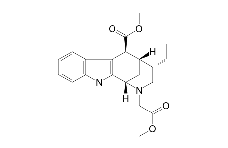 METHYL-4-ALPHA-6-BETA-(METHOXYCARBONYL)-1,2,3,4,5,6-HEXAHYDRO-1,5-METHANOAZOCINO-[3,4-B]-INDOLE-2-ACETATE