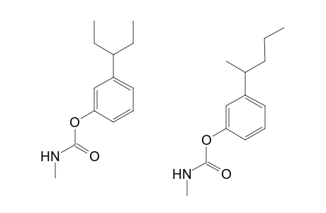 Phenol, 3-(1-ethylpropyl)-, methylcarbamate, mixt. with 3-(1-methylbutyl)phenyl methylcarbamate