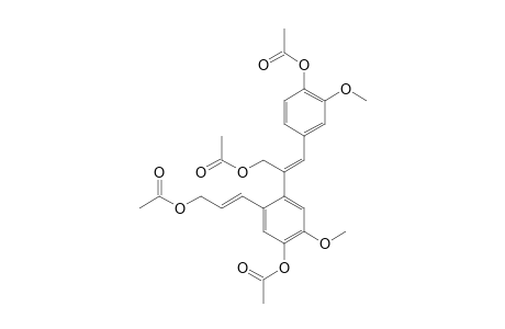 3-(4-ACETOXY-3-METHOXYPHENYL)-2-[4-ACETOXY-6-(3-ACETOXYPROP-2-ENYL)-3-METHOXY]-PROP-2-ENYLACETATE