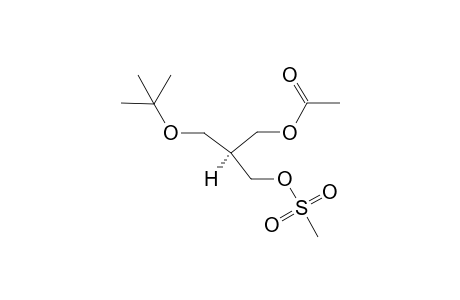 (S)-3-tert-Butoxy-2-{[(methylsulfonyl)oxy]methyl}propylacetate