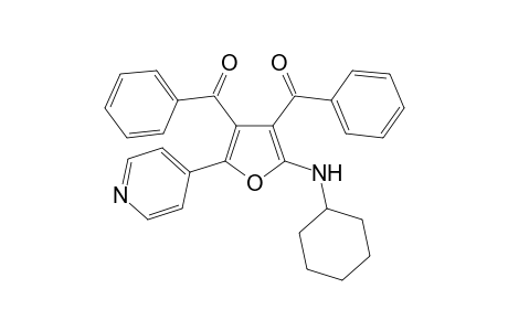 [2-(Cyclohexylamino)-5-(pyridin-4-yl)furan-3,4-diyl]bis(phenylmethanone)