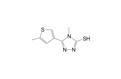 4-methyl-5-(5-methyl-3-thienyl)-4H-1,2,4-triazole-3-thiol