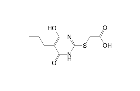 Acetic acid, 2-[(1,6-dihydro-4-hydroxy-6-oxo-5-propyl-2-pyrimidinyl)thio]-