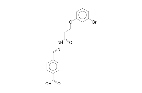 N'-(4-carboxybenzylidene)-3-(3-bromophenoxy)propanhydrazide