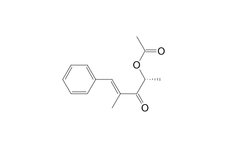(R)-4-Methyl-3-oxo-5-phenylpent-4-en-2-yl acetate