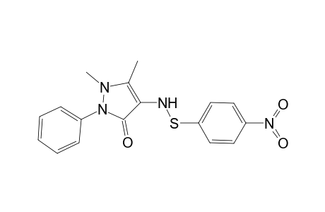 3-Pyrazolin-5-one, 2,3-dimethyl-4-(4-nitrophenylthioamino)-1-phenyl-