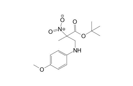 tert-Butyl 3-(4-methoxyphenylamino)-2-methyl-2-nitropropanoate