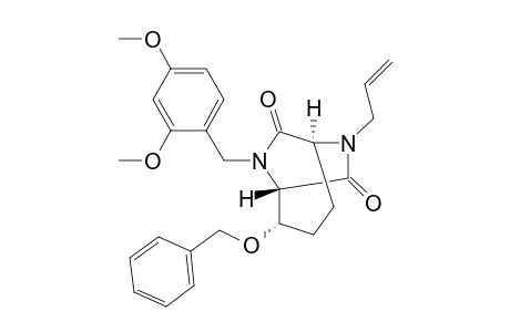 (+)-(1S,2S,5S)-6-Allyl-2-benzyloxy-8-(2,4-dimethoxybenzyl)-6,8-diazabicyclo[3.2.2]nonane-7,9-dione