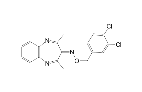 3H-1,5-benzodiazepin-3-one, 2,4-dimethyl-, O-[(3,4-dichlorophenyl)methyl]oxime
