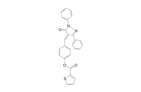 2-Thiophenecarboxylic acid, 4-[(1,5-dihydro-5-oxo-1,3-diphenyl-4H-pyrazol-4-yliden)methyl]phenyl ester