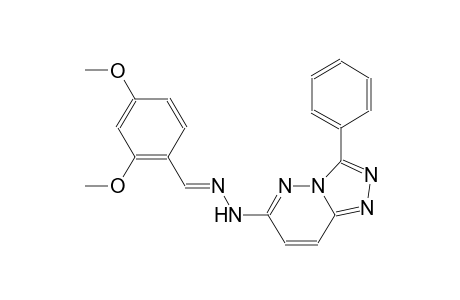 benzaldehyde, 2,4-dimethoxy-, (3-phenyl[1,2,4]triazolo[4,3-b]pyridazin-6-yl)hydrazone