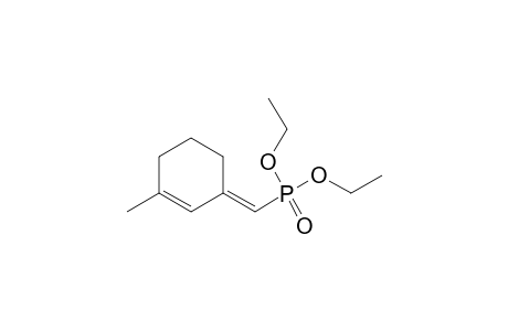 (E)-diethyl (3-methylcyclohex-2-enylidene)methylphosphonate