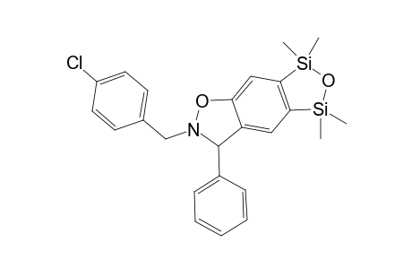 2-(4-Chlorobenzy)-3-phenyl-5,6-oxadisilole fused benzo[d]isoxazolidine