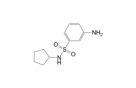 benzenesulfonamide, 3-amino-N-cyclopentyl-