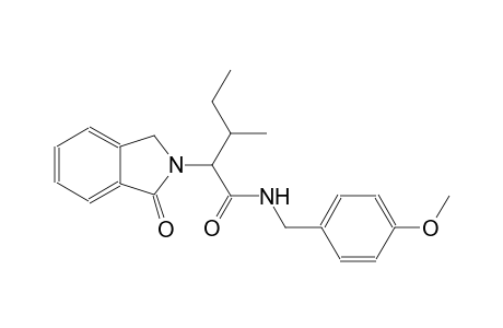 1H-isoindole-2-acetamide, 2,3-dihydro-N-[(4-methoxyphenyl)methyl]-alpha-[(1S)-1-methylpropyl]-1-oxo-, (alpha~2~S)-