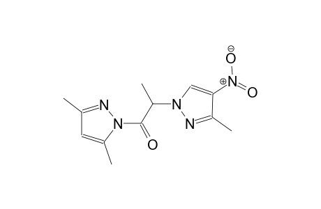 1-[2-(3,5-dimethyl-1H-pyrazol-1-yl)-1-methyl-2-oxoethyl]-3-methyl-4-nitro-1H-pyrazole