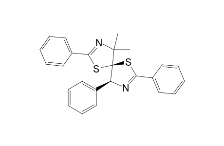 cis-4,4-Dimethyl-2,7,9-triphenyl-1,6-dithia-3,8-diazaspiro[4.4]nona-2,7-diene