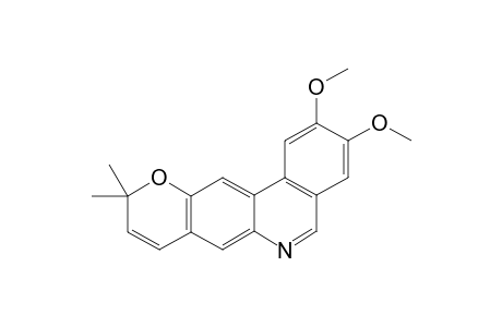 2,3-DIMETHOXY-10,10-DIMETHYL-10H-PYRANO-[2,3-B]-PHENANTHRIDINE