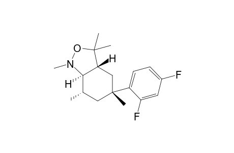 rac-(3aR,5R,7S,7aR)-5-(2,4-difluorophenyl)-1,3,3,5,7-pentamethyloctahydrobenzo[c]isooxazole