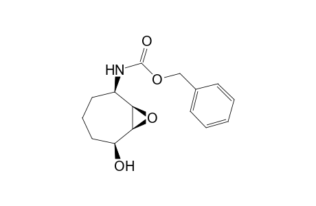 1.beta.-Hydroxy-2.beta.,3.beta.-epoxy-4.beta.-[(benzyloxycarbonyl)amino]cycloheptane
