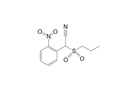 (2-Nitrophenyl)(propylsulfonyl)acetonitrile