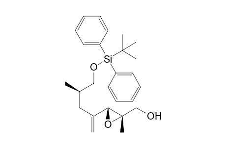 (+)-(2S,3R,6R)-7-[(tert-Butyldiphenylsilyl)oxy]-2,6-dimethyl-2,3-epoxy-4-methylenehepan-1-ol