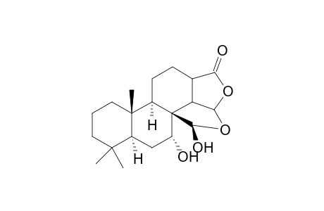 7.alpha.,17.beta.-dihydroxy-15,17-oxidospongian-16-one