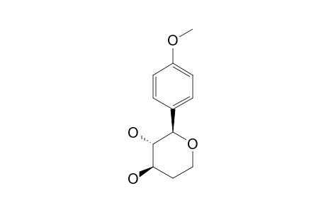 (2R*,3S*,4R*)-2-(4-METHOXYPHENYL)-TETRAHYDROPYRAN-3,4-DIOL