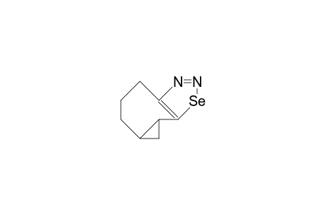 Hexahydro-cyclopropa(3,4)cyclohepta(1,2-D)(1,2,3)selenadiazole compound 25
