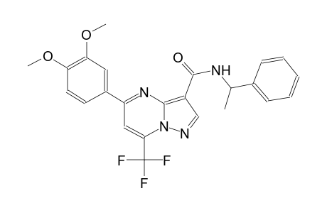 5-(3,4-dimethoxyphenyl)-N-(1-phenylethyl)-7-(trifluoromethyl)pyrazolo[1,5-a]pyrimidine-3-carboxamide