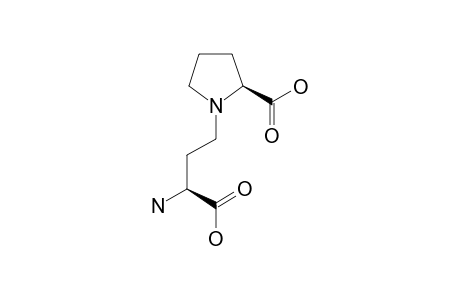 (2S)-1-[(3S)-3-amino-4-hydroxy-4-keto-butyl]proline
