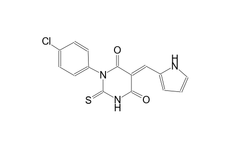 (5E)-1-(4-Chlorophenyl)-5-(1H-pyrrol-2-ylmethylene)-2-thioxodihydro-4,6(1H,5H)-pyrimidinedione