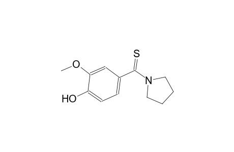 2-methoxy-4-(1-pyrrolidinylcarbothioyl)phenol