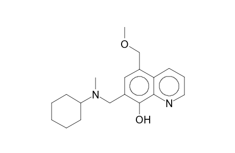 7-([Cyclohexyl(methyl)amino]methyl)-5-(methoxymethyl)-8-quinolinol