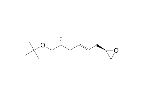 Oxirane, [6-(1,1-dimethylethoxy)-3,5-dimethyl-2-hexenyl]-, [R-[R*,R*-(E)]]-