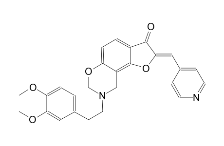 7H-furo[2,3-f][1,3]benzoxazin-3(2H)-one, 8-[2-(3,4-dimethoxyphenyl)ethyl]-8,9-dihydro-2-(4-pyridinylmethylene)-, (2Z)-
