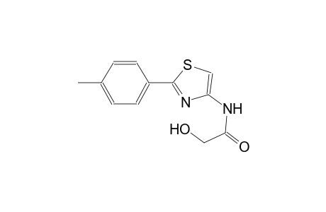 2-hydroxy-N-[2-(4-methylphenyl)-1,3-thiazol-4-yl]acetamide