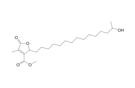 3-Furancarboxylic acid, 2,5-dihydro-2-(14-hydroxypentadecyl)-4-methyl-5-oxo-, methyl ester