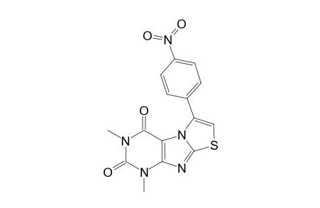 2,4-Dimethyl-8-(4-nitrophenyl)purino[8,7-b]thiazole-1,3-dione