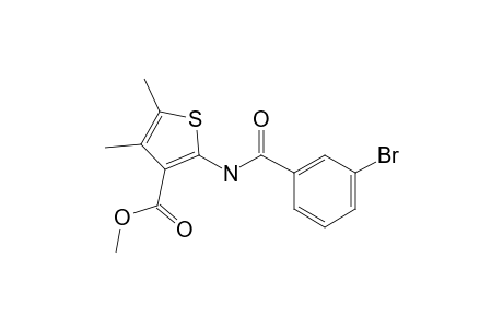 3-Thiophenecarboxylic acid, 2-[(3-bromobenzoyl)amino]-4,5-dimethyl-, methyl ester