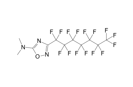 5-(N,N-Dimethyl)amino-3-(perfluoroheptyl)-1,2,4-oxadiazole