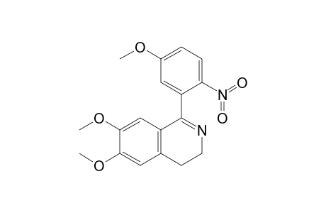 6,7-Dimethoxy-1-(5-methoxy-2-nitrophenyl)-3,4-dihydroisoquinoline